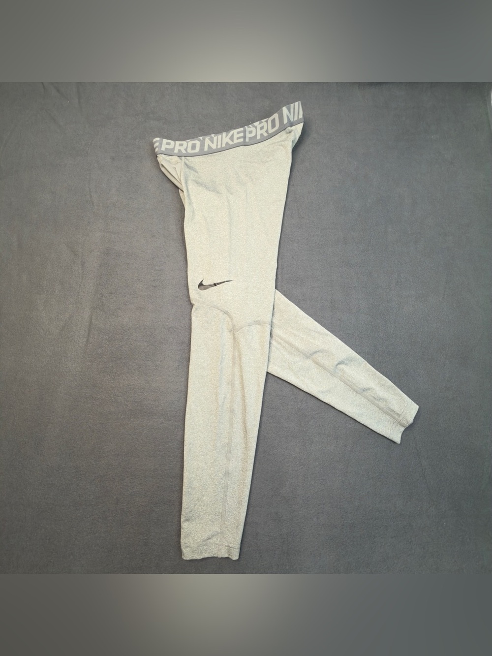Nike Pro Dri-FIT Men's Compression Leggings Gray Size M
